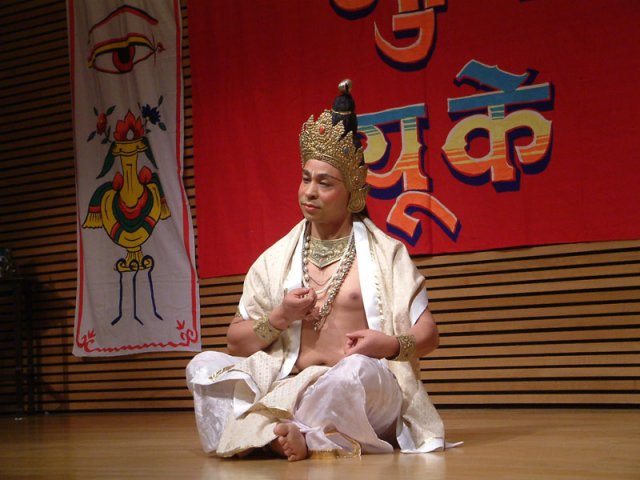 CHARYA DANCE PERFORMED BY PRAJWAL VAJRACHARYA, MAY 3 LONDON