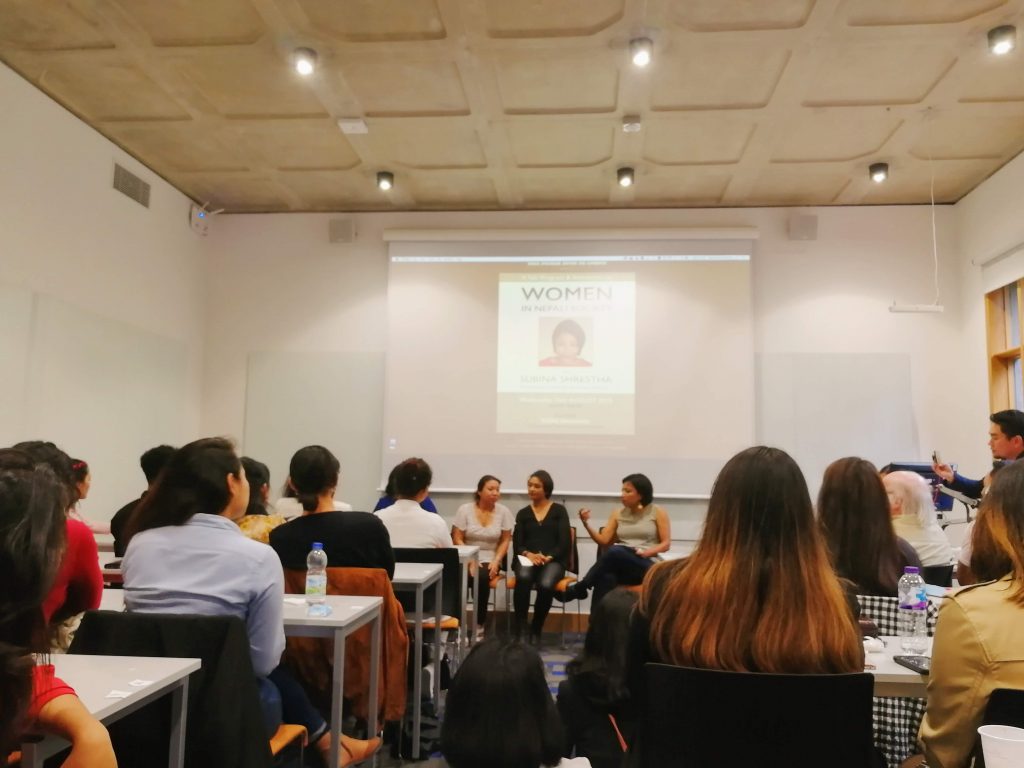 WOMEN IN NEPALI SOCIETY’ WITH SUBINA SHRESTHA